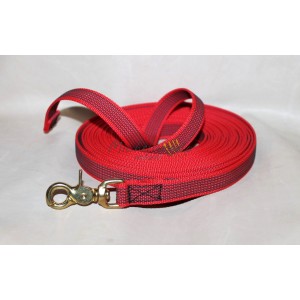 rubberized nylon long leash