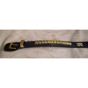 Collar Staffy gold knot